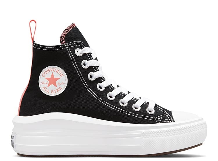 ZAPATILLAS UNISEX CONVERSE CASUALES NEGRO CHUCK TAYLOR ALL STAR MOVE - 1