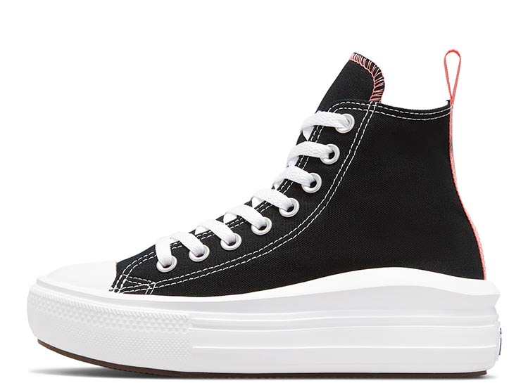 ZAPATILLAS UNISEX CONVERSE CASUALES NEGRO CHUCK TAYLOR ALL STAR MOVE - 3