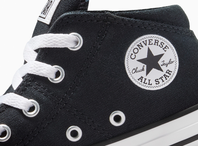 ZAPATILLAS INFANTIL UNISEX CONVERSE CASUALES NEGRO CHUCK TAYLOR ALL STAR MADISON - 7