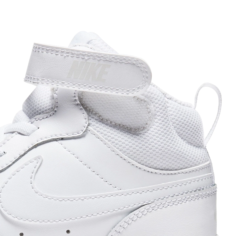 ZAPATILLAS NIÑO NIKE FÚTBOL BLANCO COURT BOROUGH MID 2 BPV - 4