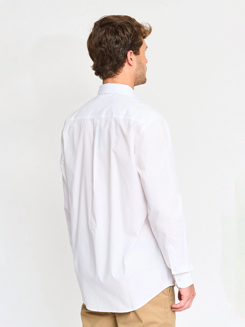 CAMISA MANGA LARGA HOMBRE KENNETH STEVENS BLANCO TEXTURA - 2