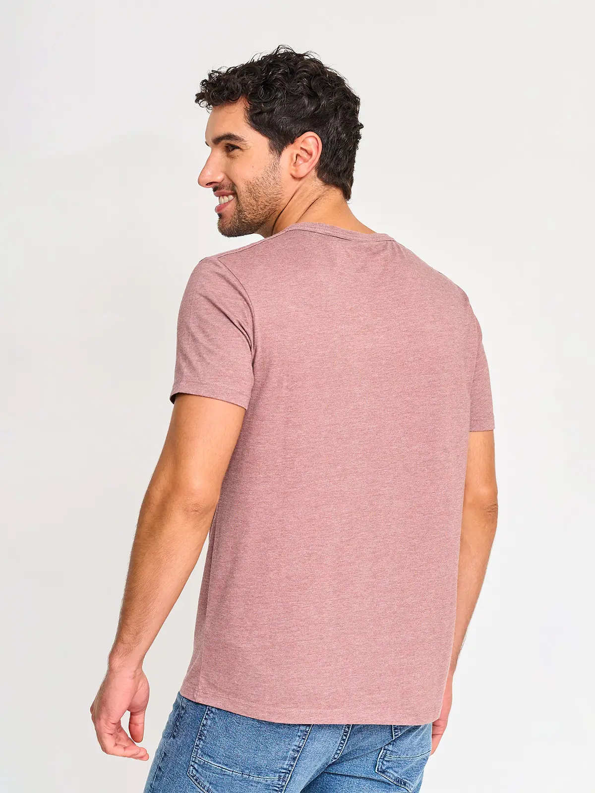 POLERA MANGA CORTA HOMBRE BARBADOS PRINT CUELLO REDONDO - 2