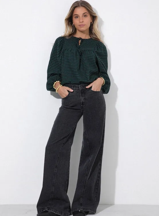 PANTALÓN ALGODÓN MUJER RAINDOOR TIRO ALTO CORTE - 1