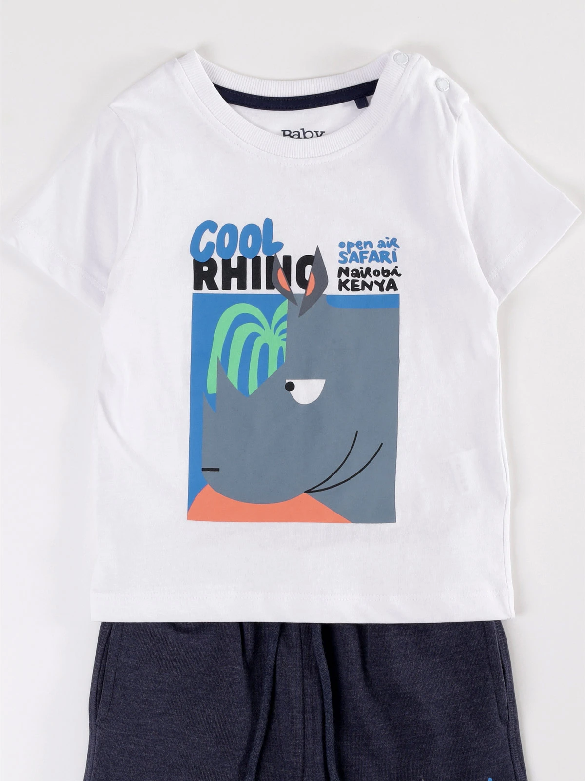 CONJUNTO NIÑO BABY HARVEST SHORT Y POLERA - 3