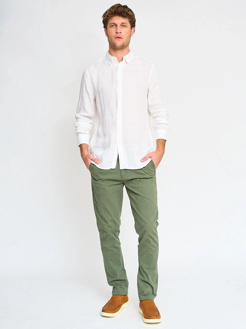 CAMISA MANGA LARGA LINO HOMBRE CACHAREL - 4