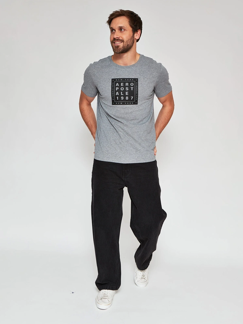 POLERA MANGA CORTA ALGODÓN HOMBRE AEROPOSTALE DEXTER - 4