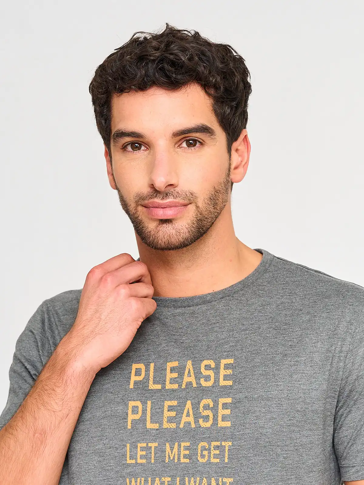 POLERA MANGA CORTA HOMBRE BARBADOS CUELLO REDONDO PRINT - 3