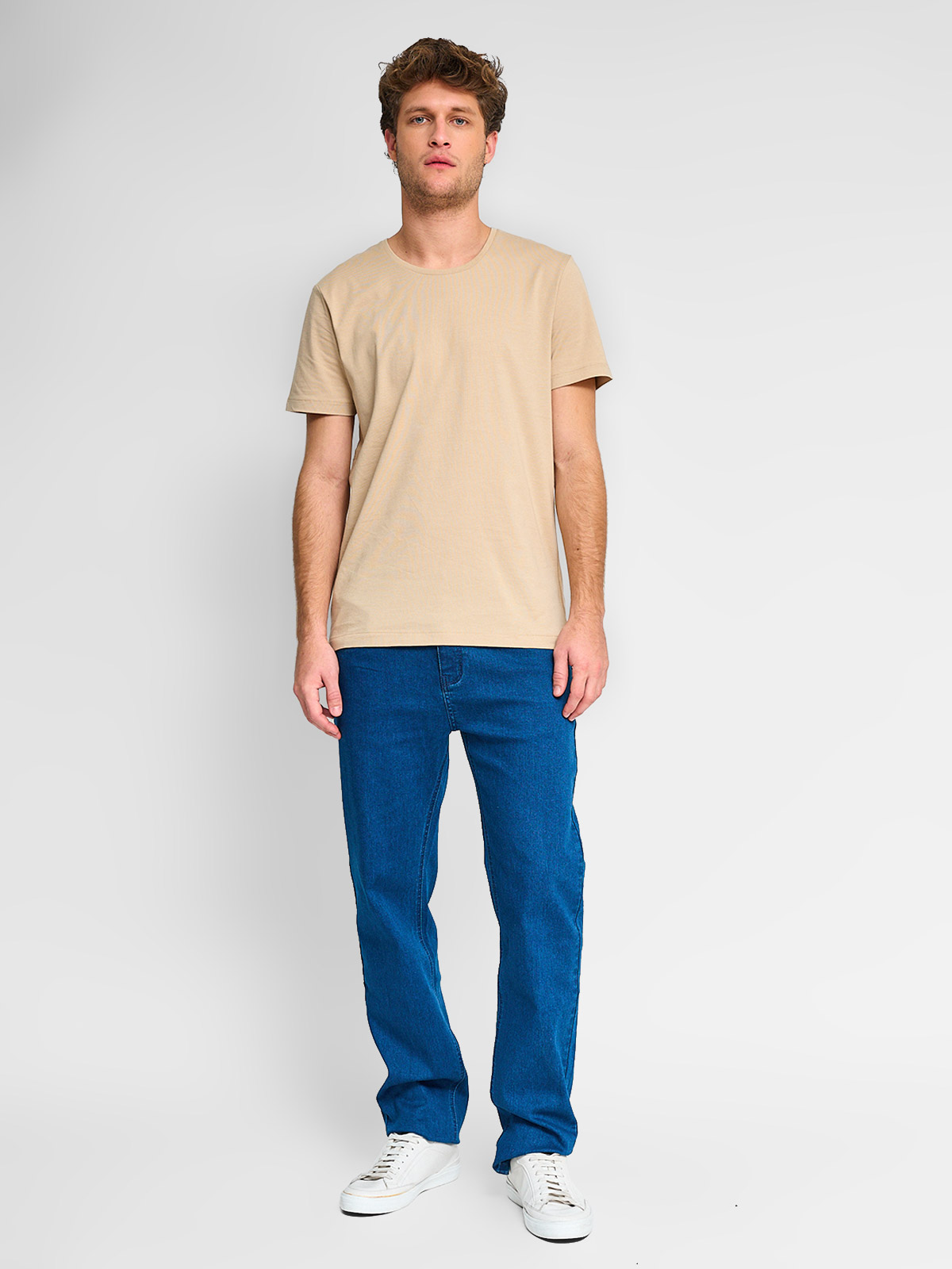 POLERA MANGA CORTA ALGODÓN HOMBRE INDEX CUELLO REDONDO - 4