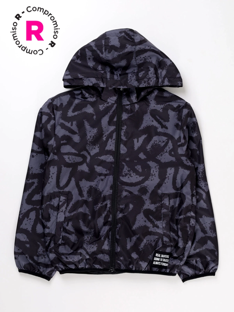 CHAQUETA NIÑO CLOUDBREAK CORTAVIENTO FORRO MICROPOLAR - 1