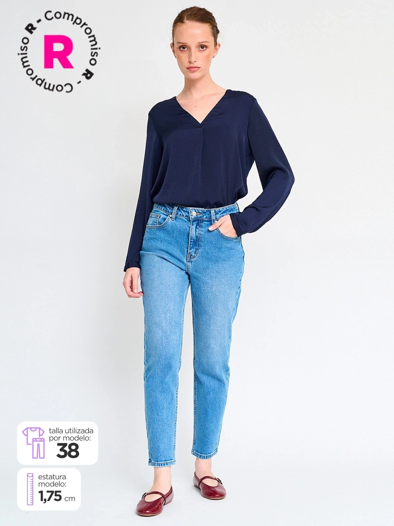 JEANS MUJER MARQUIS MOM ALGODÓN