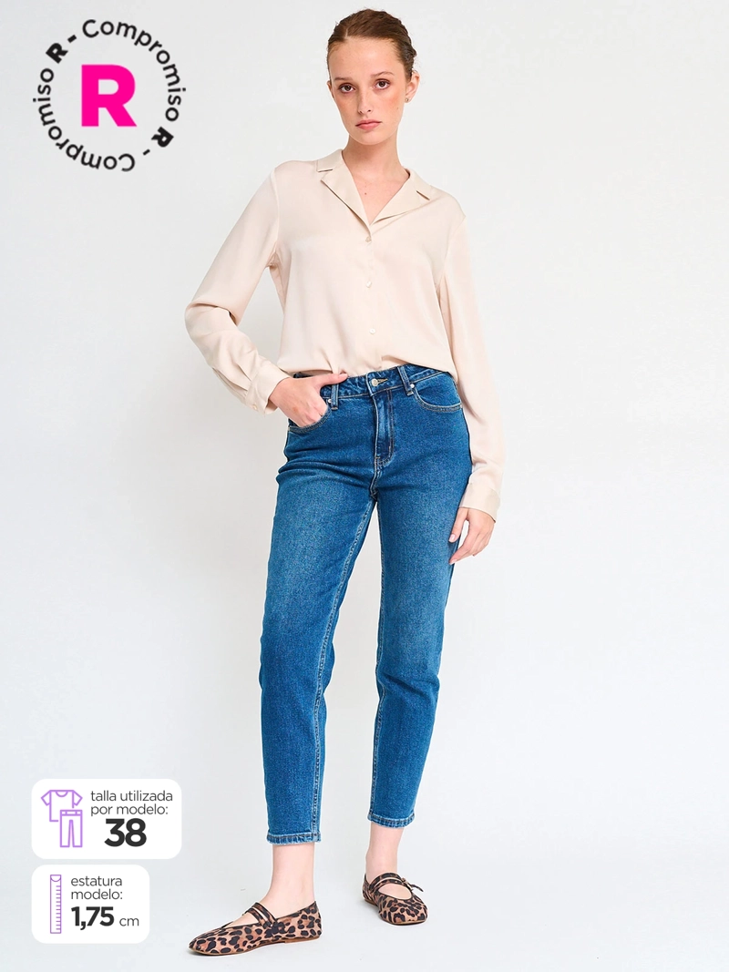 JEANS MUJER MARQUIS MOM ALGODÓN