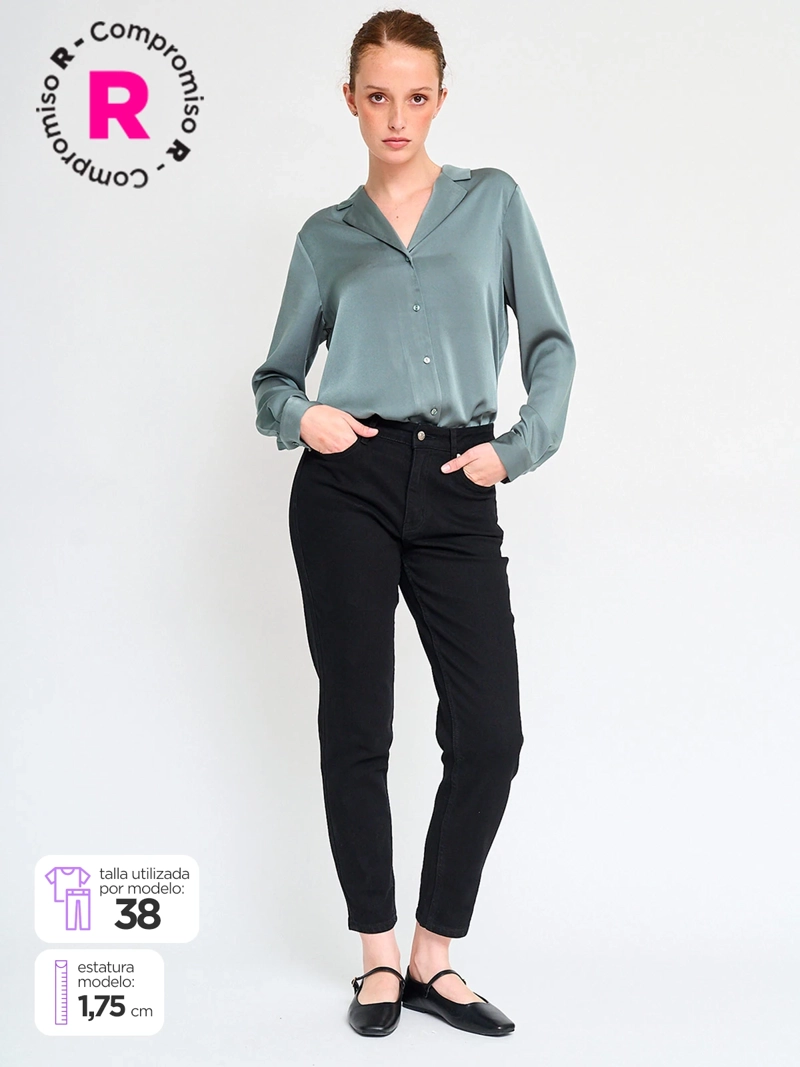 JEANS MUJER MARQUIS MOM ALGODÓN
