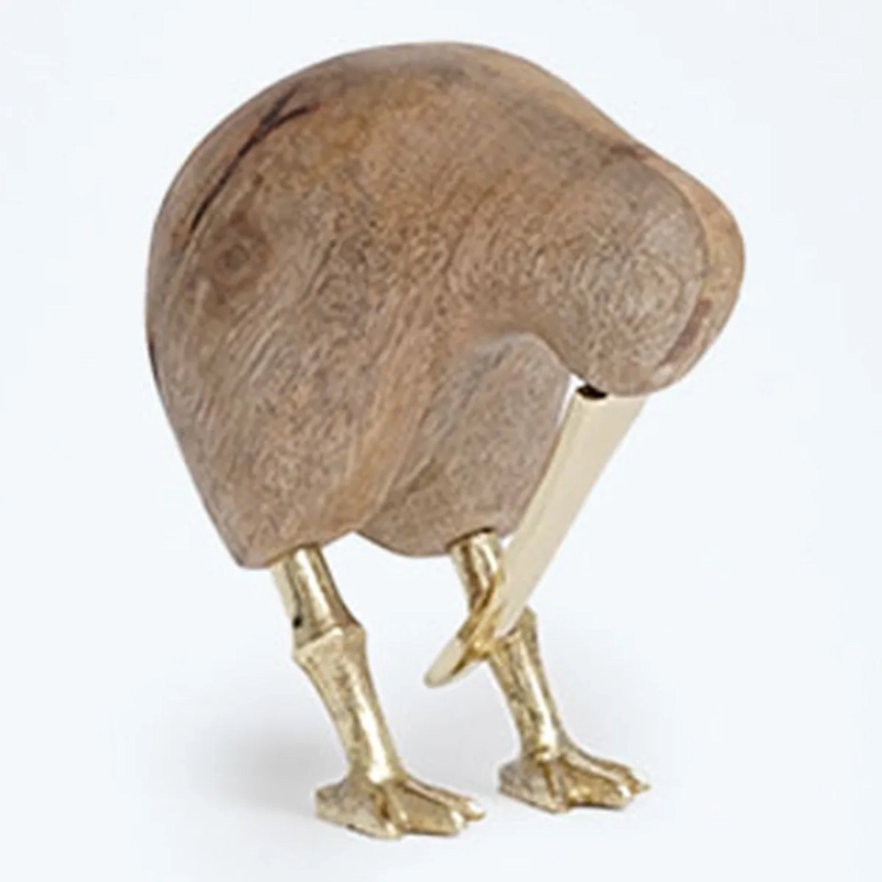 FIGURA DECORATIVA MAISON LINETT PÁJARO MULTICOLOR - 1