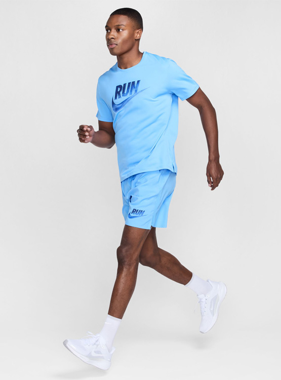 POLERA MANGA CORTA HOMBRE NIKE MILER RUN ENERGY - 5