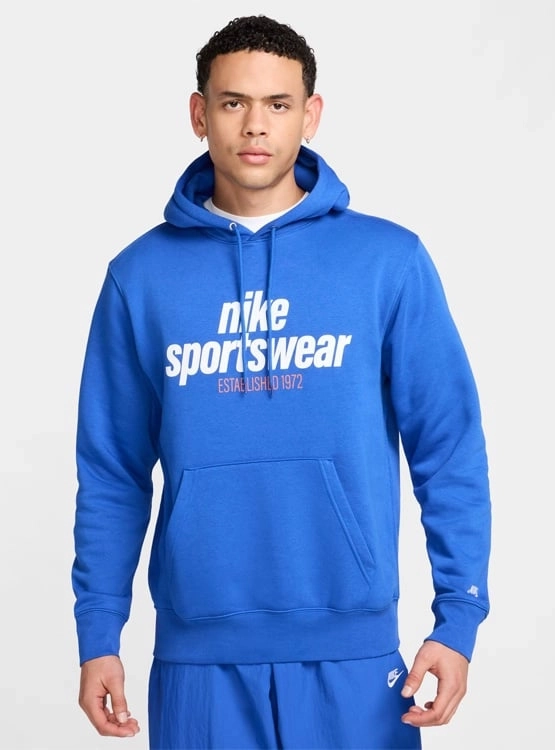 Fleece Poleron Poleron Nike Azul Hombre POLERÓN HOMBRE NIKE