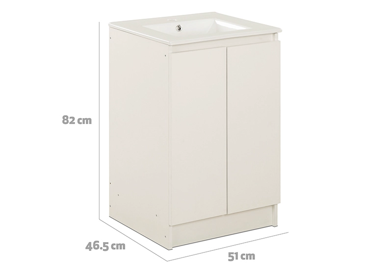 VANITORIO CIC LISBOA 51CM 2P - 3