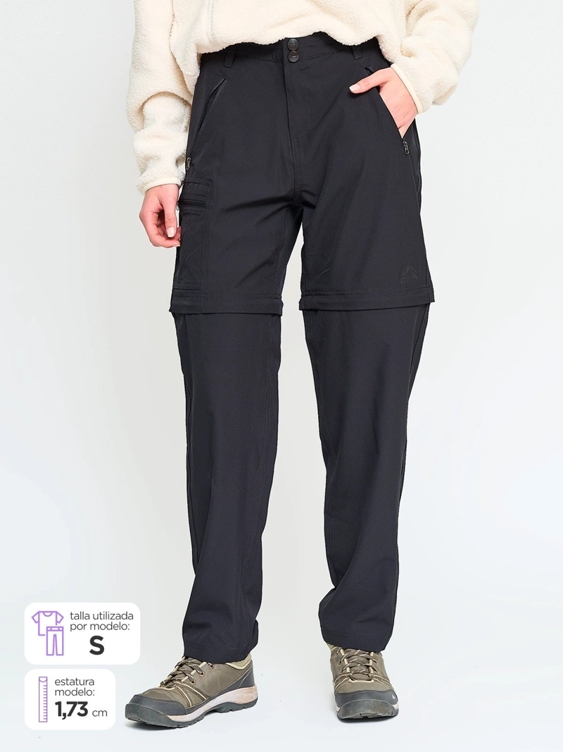 PANTALÓN CONVERTIBLE MUJER RESCUE MAYA - 1