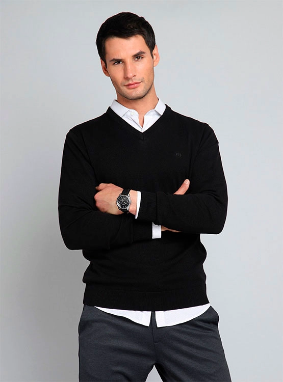 SWEATER MANGA LARGA ALGODÓN HOMBRE ARROW - 2