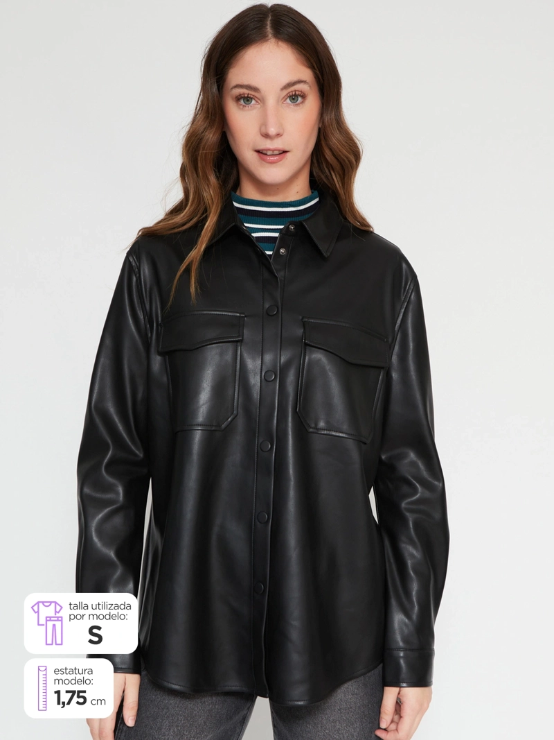 SOBRECAMISA MANGA LARGA MUJER PEPE JEANS PILIA - 1