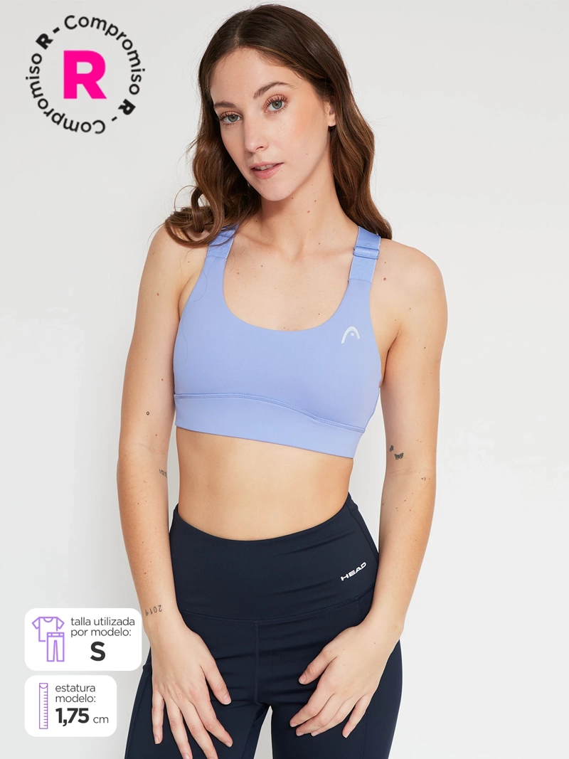 PETO DEPORTIVO MUJER HEAD BRUCE AGUA - 1