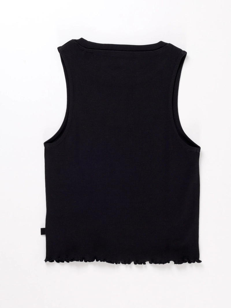 POLERA SIN MANGAS ALGODÓN NIÑA INDEX RIB - 2