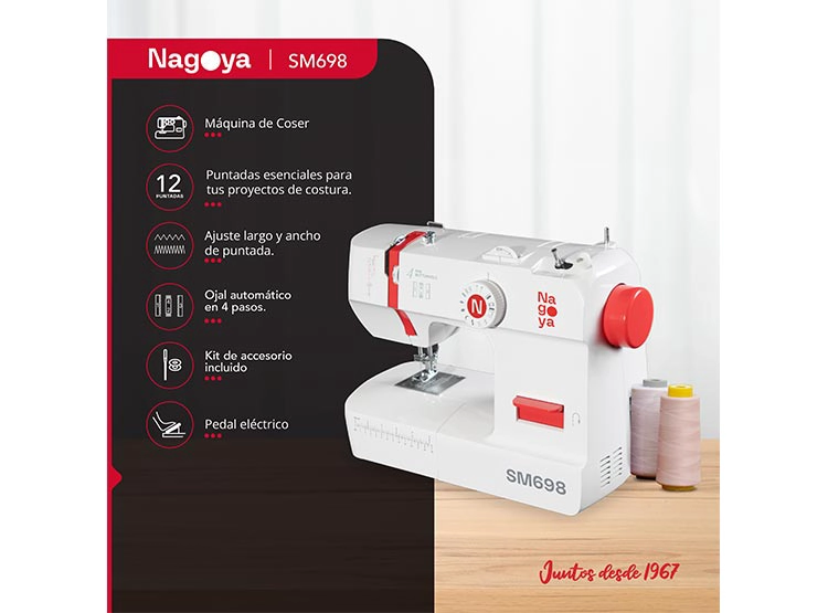 MÁQUINA DE COSER NAGOYA SM 698 - 2