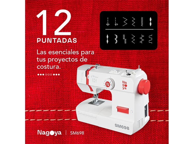 MÁQUINA DE COSER NAGOYA SM 698 - 3