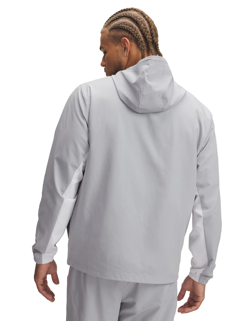 CORTAVIENTO HOMBRE UNDER ARMOUR 1390149 GRIS RIVAL WOVEN - 2