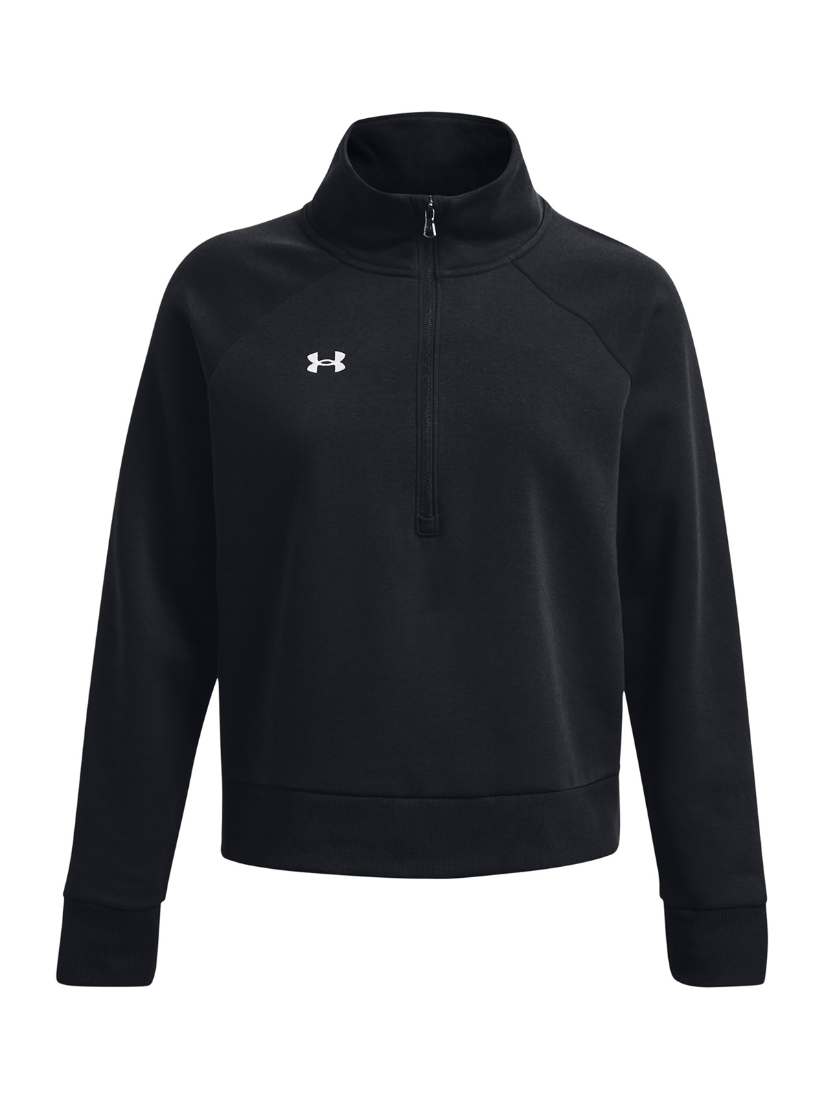 POLERÓN MUJER UNDER ARMOUR 1379492-001 NEGRO MANGA LARGA RIVAL - 4