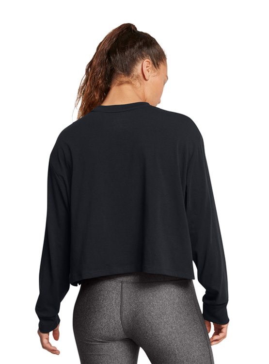 POLERA MANGA LARGA MUJER UNDER ARMOUR RIVAL BOXY - 2