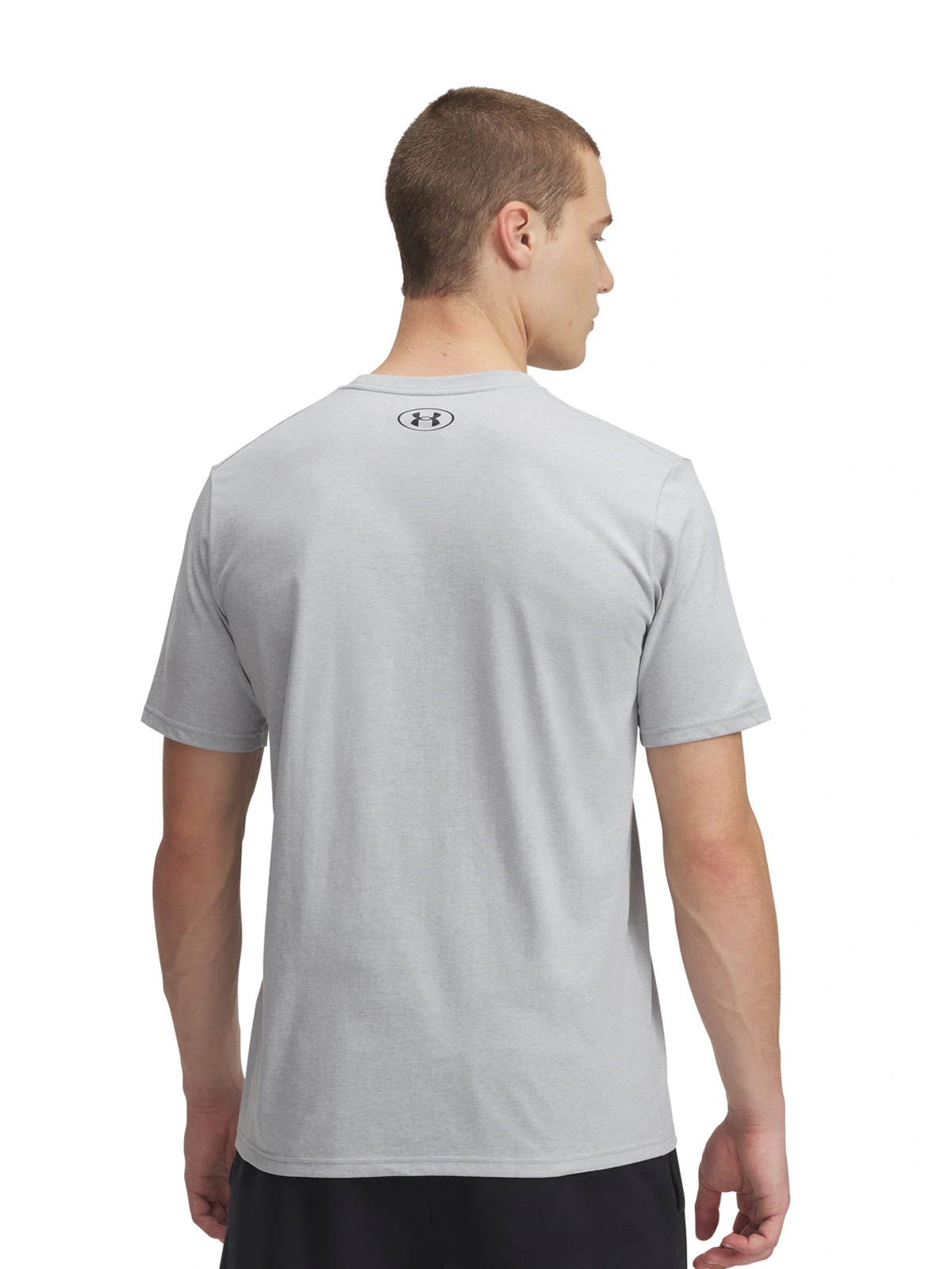 POLERA HOMBRE UNDER ARMOUR 1386793-011 GRIS MANGA CORTA BOXED SPORTS - 2