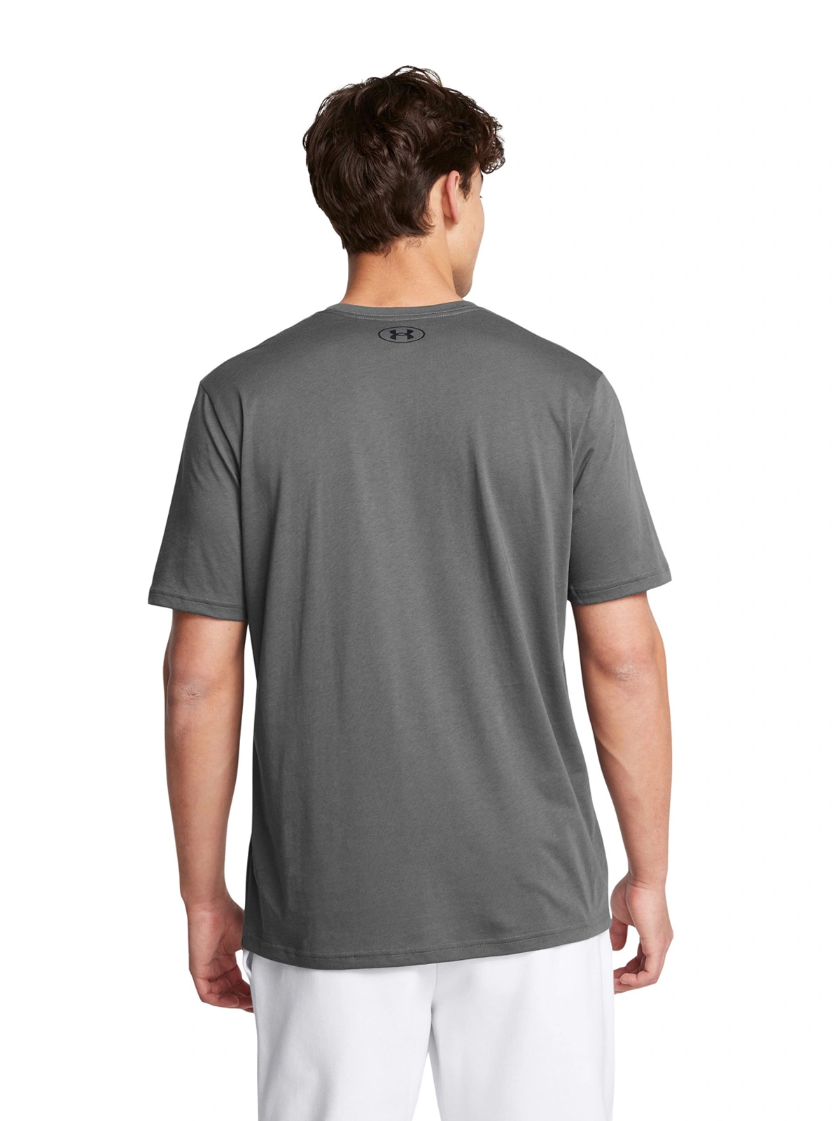 POLERA HOMBRE UNDER ARMOUR 1326799-025 GRIS MANGA CORTA LEFTCHEST - 2