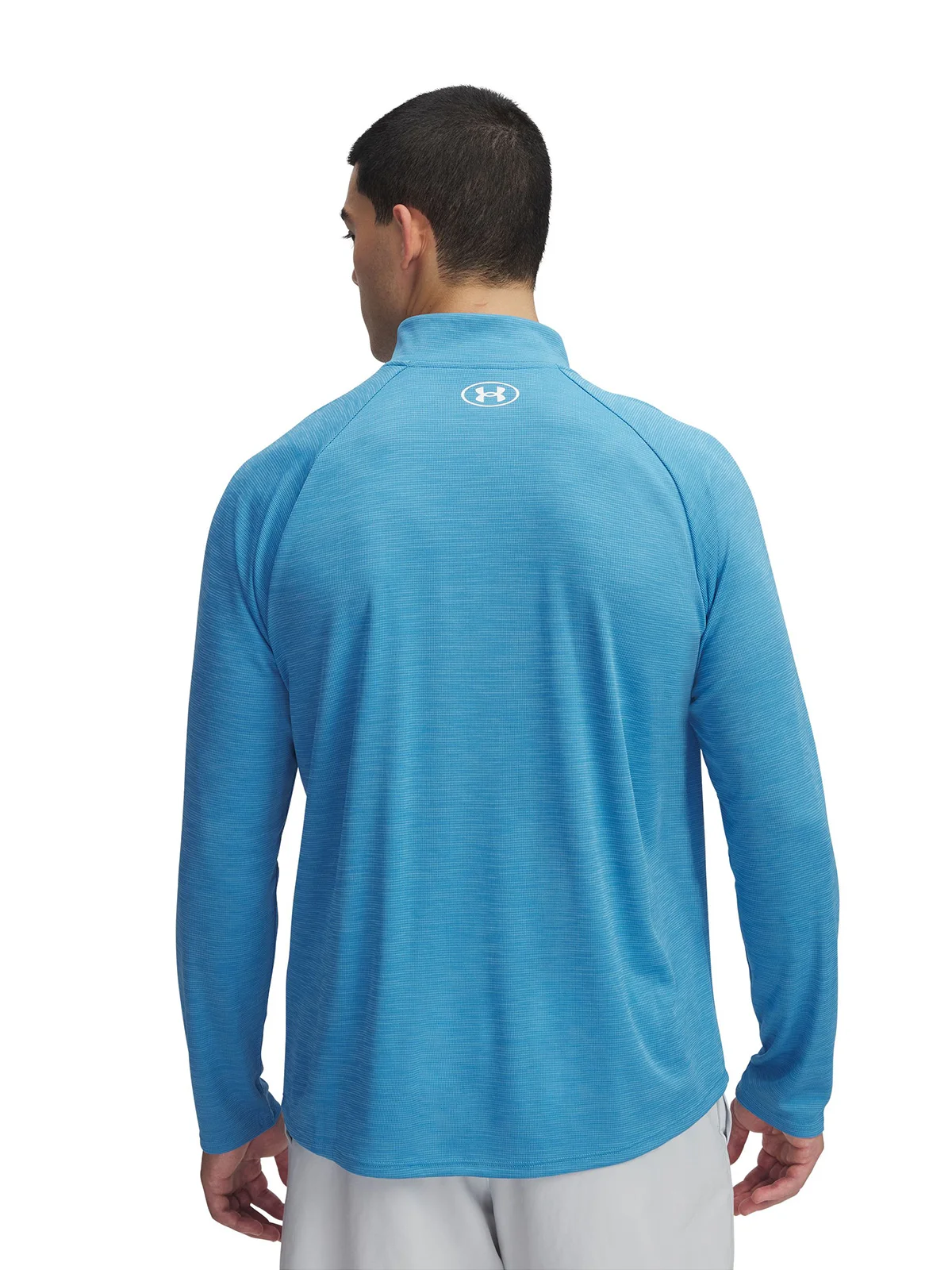 POLERÓN HOMBRE UNDER ARMOUR 1382797 AZUL MANGA LARGA HALF ZIP - 2