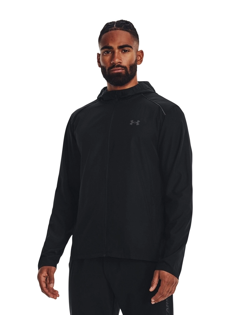POLERÓN HOMBRE UNDER ARMOUR 1376795 NEGRO IMPERMEABLE MANGA LARGA ...