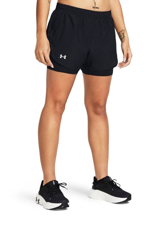 SHORT MUJER UNDER ARMOUR FLY-BY 2 EN 1