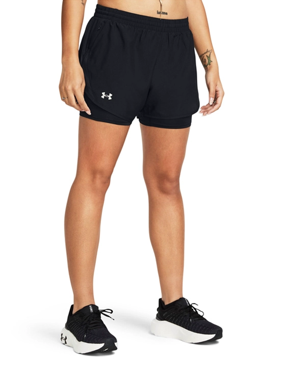 SHORT MUJER UNDER ARMOUR FLY-BY 2 EN 1