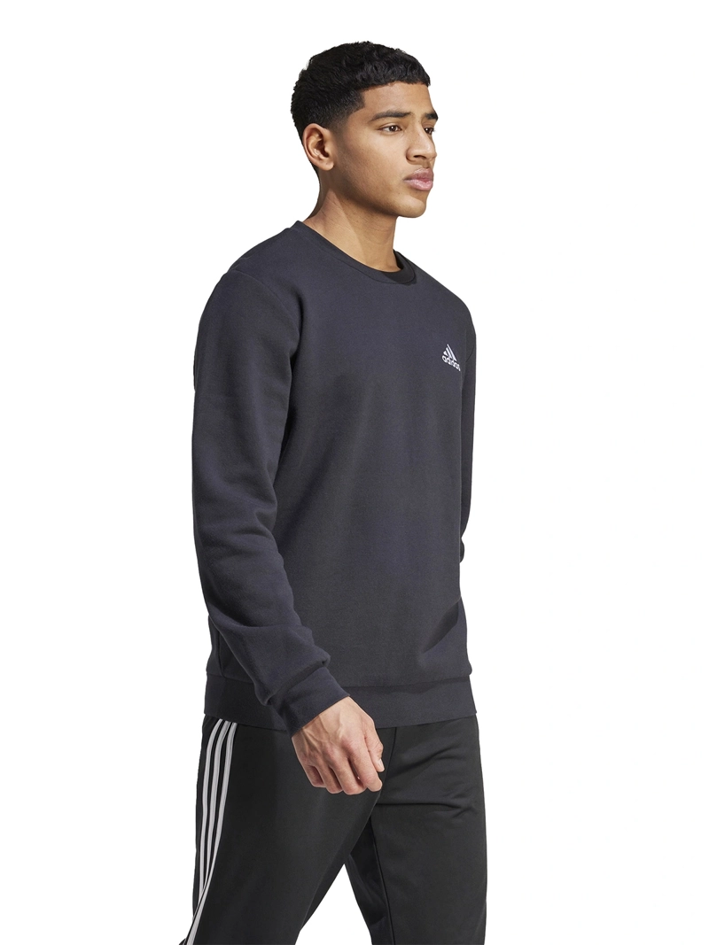 POLERÓN HOMBRE ADIDAS GV5295 NEGRO MANGA LARGO FEELCOZY ESSENTIALS FLEECE - 2