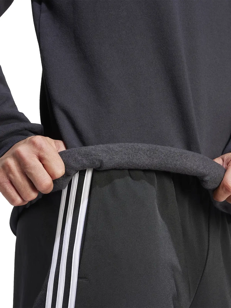 POLERÓN HOMBRE ADIDAS GV5295 NEGRO MANGA LARGO FEELCOZY ESSENTIALS FLEECE - 5
