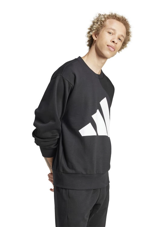 POLERÓN HOMBRE ADIDAS ESSENTIALS BIG LOGO FLEECE NEGRO - 5