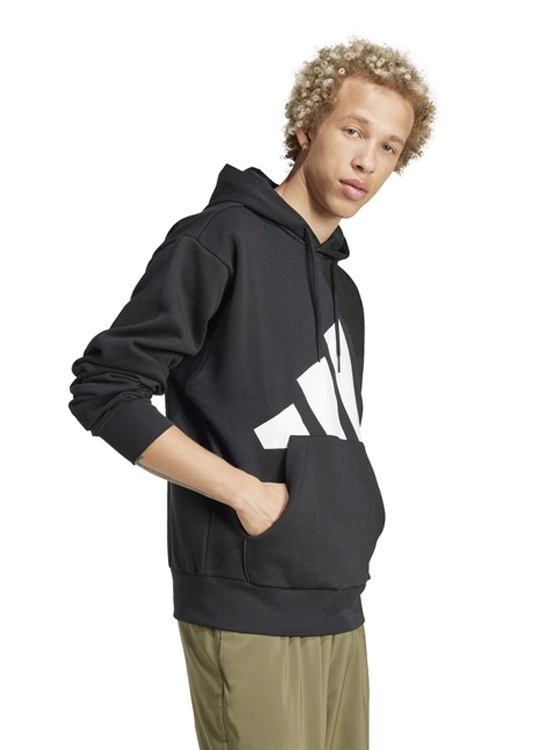 POLERÓN HOODIE MANGA LARGA HOMBRE ADIDAS ESSENTIALS LOGO GRANDE - 3