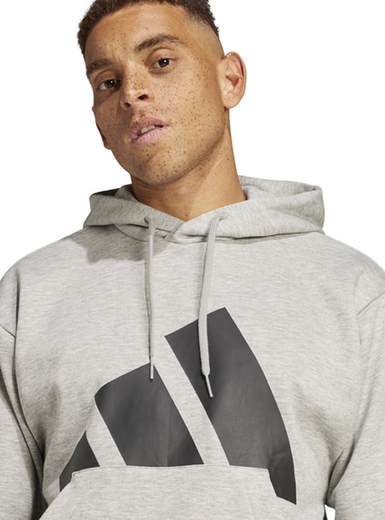 POLERÓN HOODIE MANGA LARGA HOMBRE ADIDAS ESSENTIALS LOGO GRANDE - 4