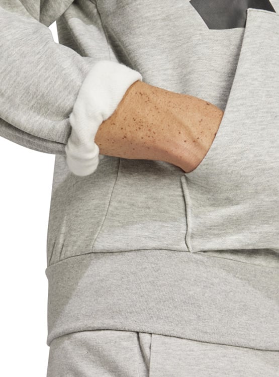 POLERÓN HOODIE MANGA LARGA HOMBRE ADIDAS ESSENTIALS LOGO GRANDE - 5