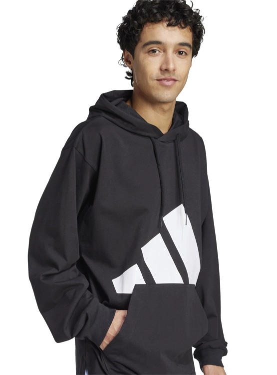 POLERÓN CON CAPUCHA HOMBRE ADIDAS ESSENTIALS LOGO GRANDE - 4