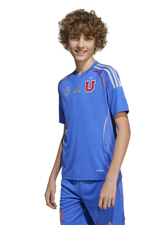 CAMISETA INFANTIL ADIDAS UNIVERSIDAD DE CHILE LOCAL 2025 - 2