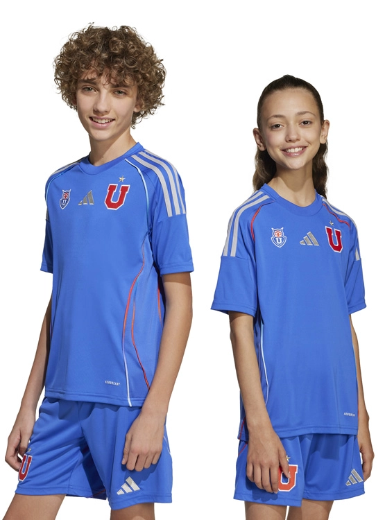 CAMISETA INFANTIL ADIDAS UNIVERSIDAD DE CHILE LOCAL 2025 - 4