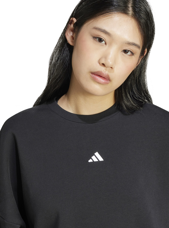 POLERÓN MANGA LARGA MUJER ADIDAS ESSENTIALS LOGO PEQUEÑO - 4