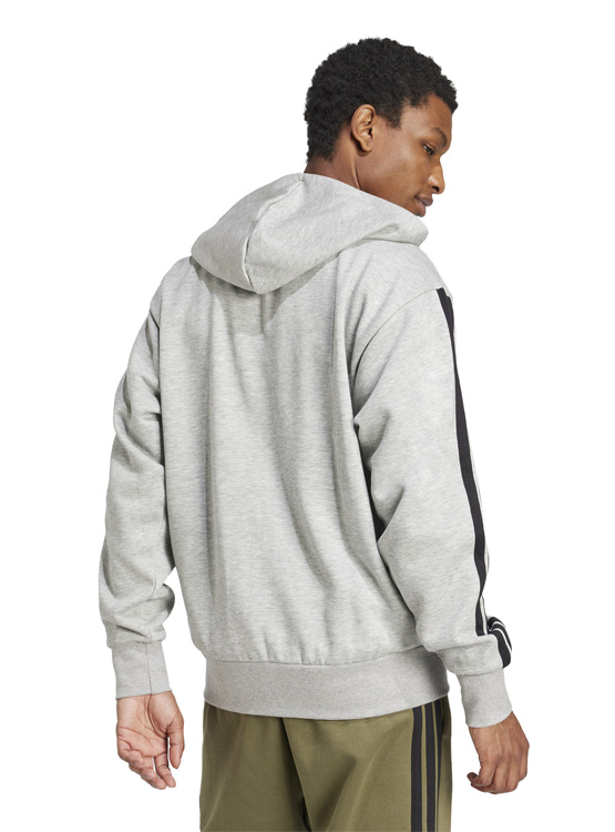 POLERÓN CON CAPUCHA HOMBRE ADIDAS ESSENTIALS 3 BANDAS - 2