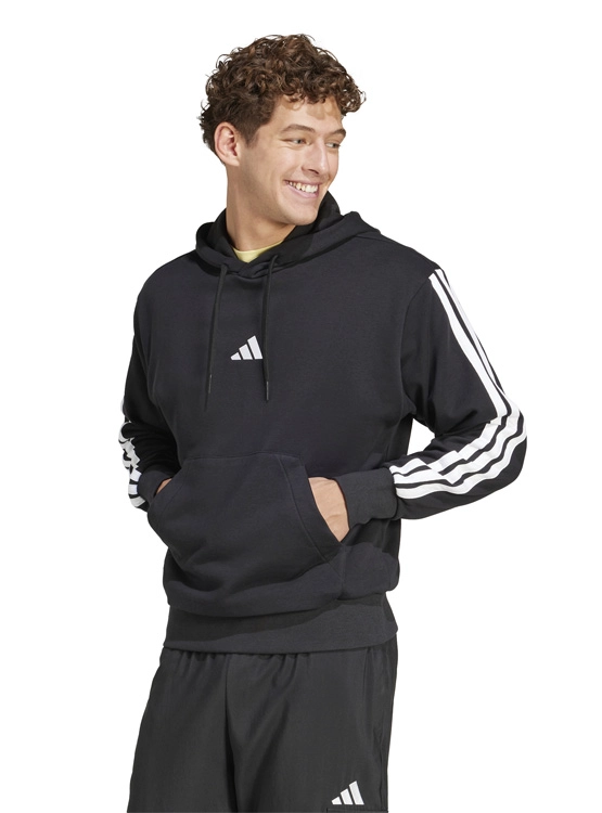POLERÓN CON CAPUCHA HOMBRE ADIDAS ESSENTIALS 3 TIRAS - 1