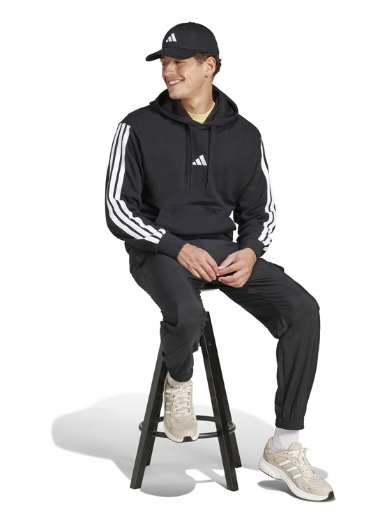 POLERÓN CON CAPUCHA HOMBRE ADIDAS ESSENTIALS 3 TIRAS - 3