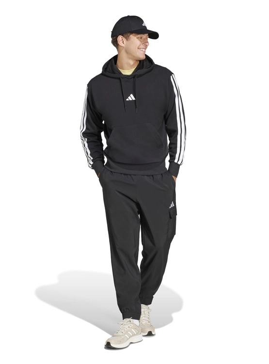POLERÓN CON CAPUCHA HOMBRE ADIDAS ESSENTIALS 3 TIRAS - 6